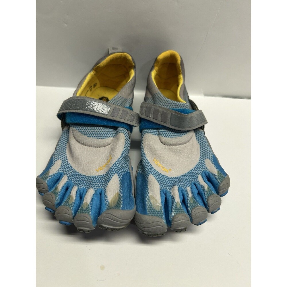 Vibram Fivefingers W346 Blue Gray Bikila Mesh Running Shoes Women 6